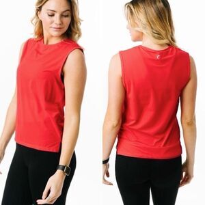 NWT Zyia Active Red Slit Muscle Tank - Size: XXL